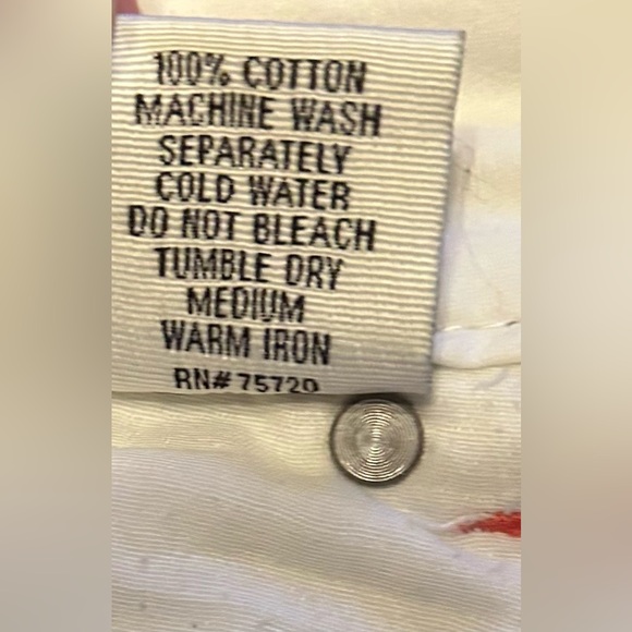 Daytrip Sz 29 Women's Cotton Shorts with factory distressing & colorful design - Picture 9 of 9